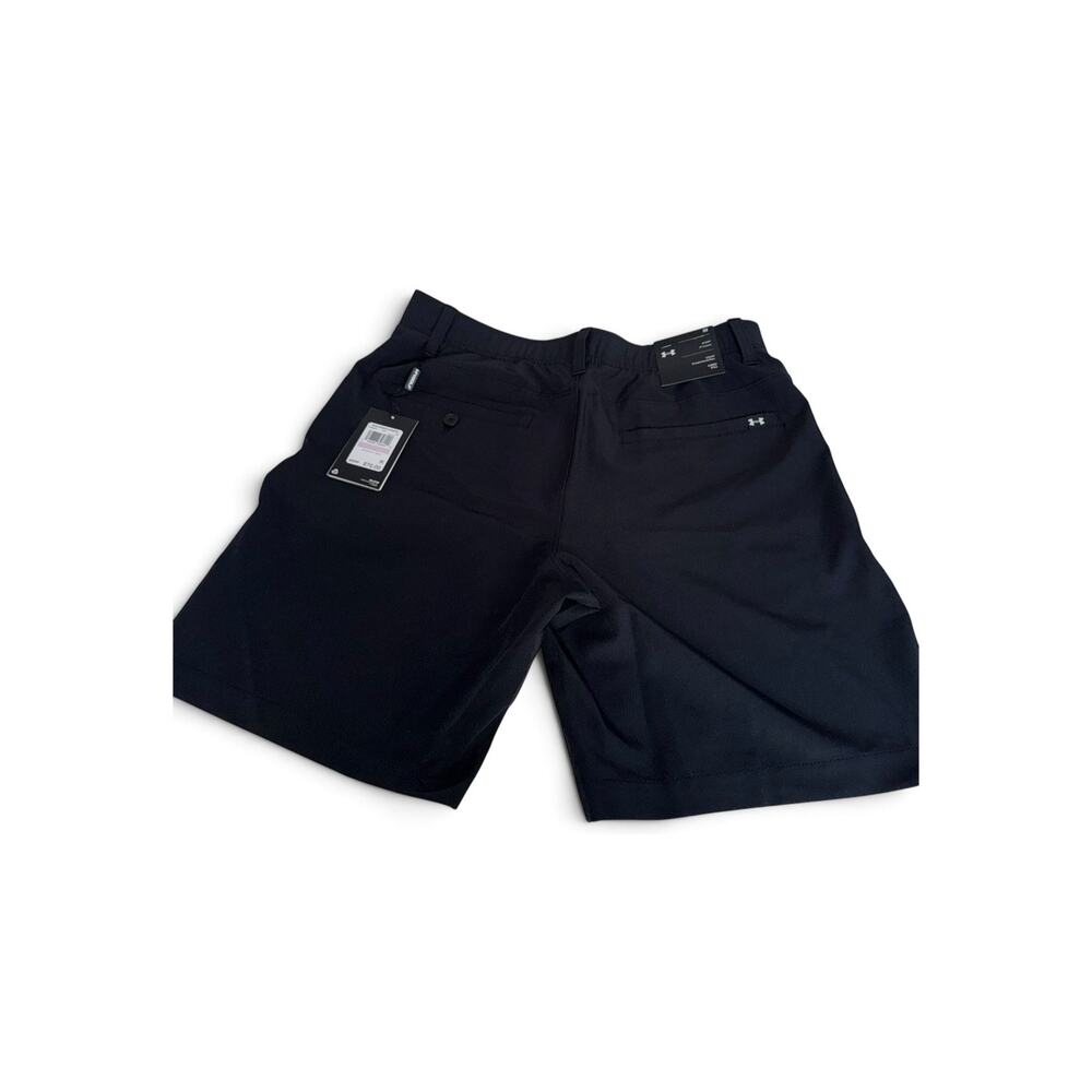 Under Armour UA Drive Golf Shorts Mens Size 32 Black 8 Inch Stretch NWT 1388040
